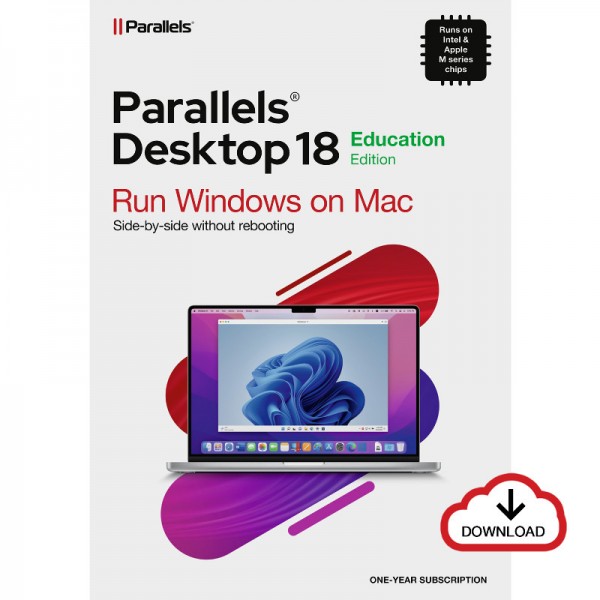 EDUCATION - Parallels Desktop 18 Standard für MAC *1-Jahr* Schulversion (Nachweis erforderlich) #KEY