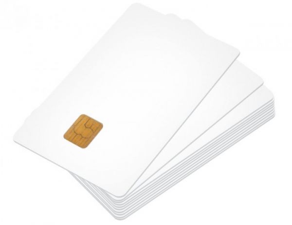 CHIPDRIVE Blanko Memory Smartcard 16kBit weiß 10 Stück (NICHT für Zeiterfassung)