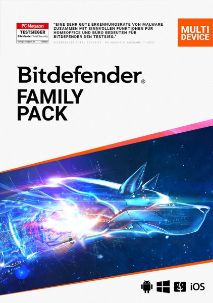 Bitdefender Family Pack 15-Geräte 1-Jahr, ESD Lizenz Download KEY