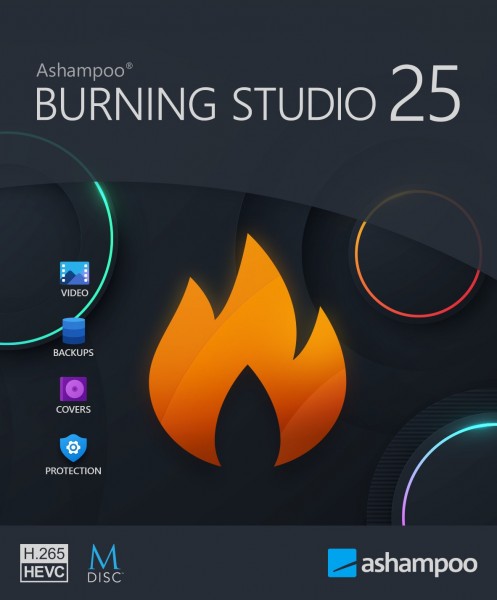 Ashampoo Burning Studio 25 - Dauerlizenz / 1-PC, ESD Lizenz Download KEY