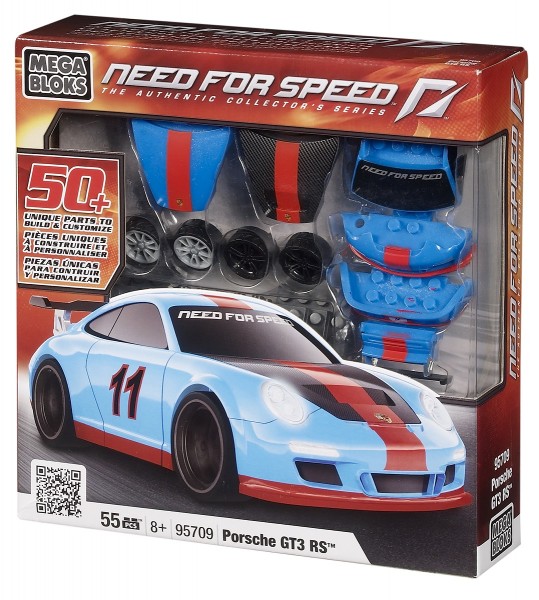 MEGA BLOKS - NEED FOR SPEED Collector&#039;s Series *Build &amp; Customize* 5-fach sortiert