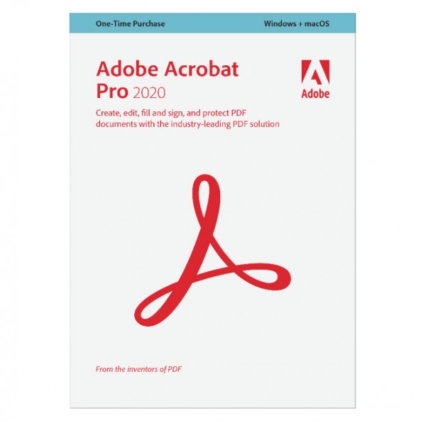 Adobe Acrobat PRO 2020 Win/Mac Upgrade, Dauer-Lizenz, inkl. Zweitnutzung, ESD Lizenz Download #KEY
