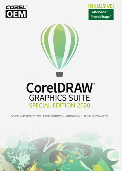 Corel DRAW Graphics Suite Special Edition 2020 (V.22) OEM +AfterShot3 +FM, Download