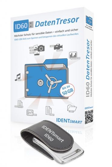 IDENTsmart ID60 DatenTresor (Windows Edition) MIT USB-Stick
