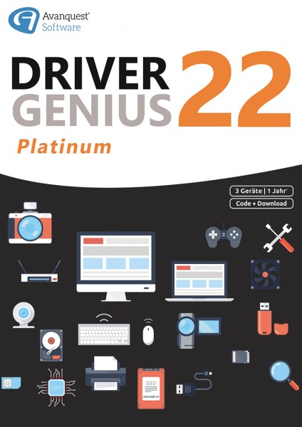 Driver Genius 22 Platinum 3 Geräte (2022) 1 Jahr ESD Lizenz Download KEY