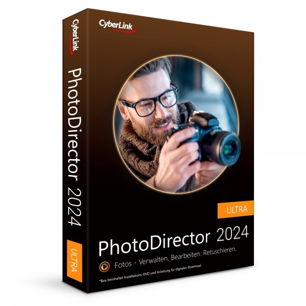 Cyberlink PhotoDirector 2024 Ultra *Dauerlizenz* #BOX