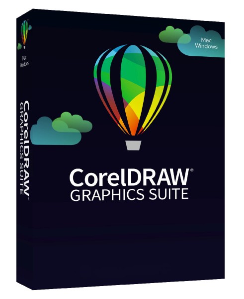 CorelDRAW Graphics Suite 2023 WIN/MAC Dauerlizenz Deutsch / ML BOX