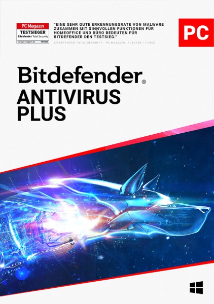 Bitdefender Antivirus Plus 5-PC (Win) 2-Jahre, ESD Lizenz Download KEY