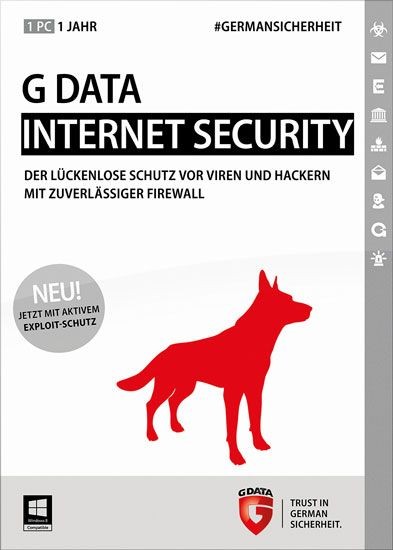G DATA InternetSecurity Upgrade, 1 User, 1 Jahr, KEY