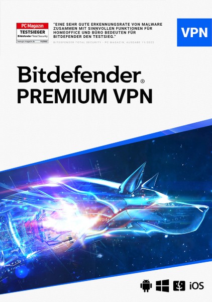 Bitdefender Premium VPN 10-Geräte 1-Jahr, ESD Lizenz Download KEY