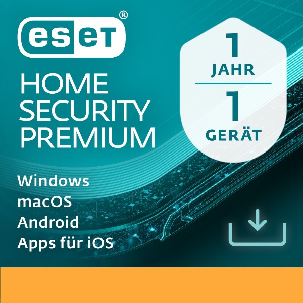 ESET HOME Security Premium 1-Gerät / 1-Jahr DEUTSCH, ESD Lizenz Download KEY