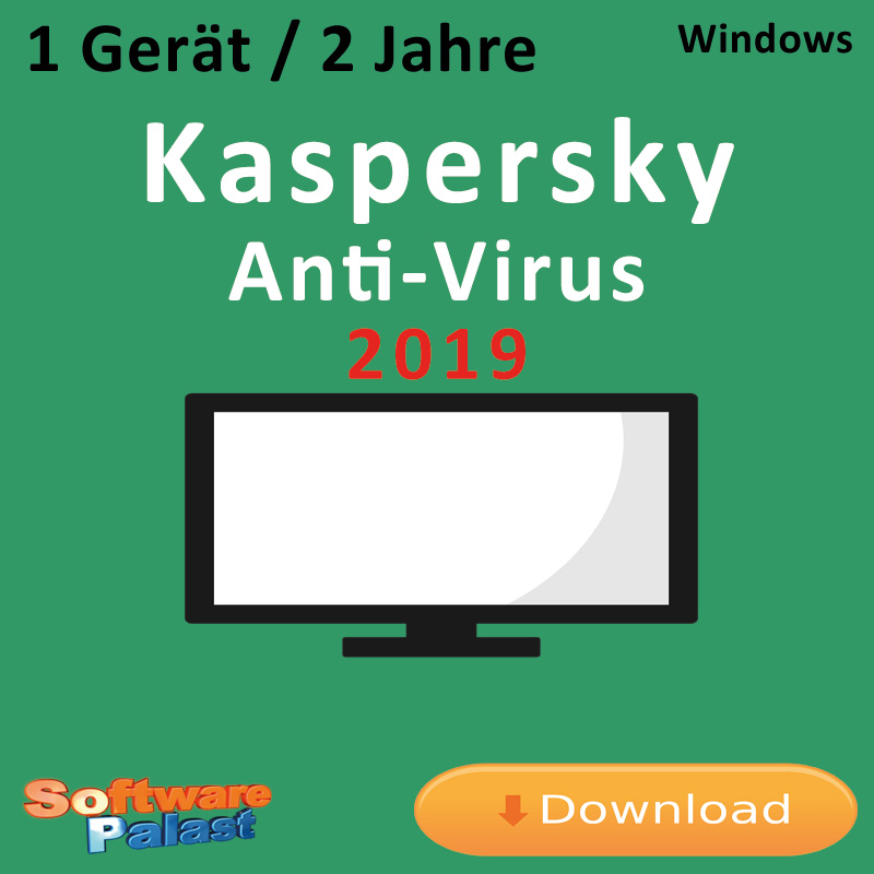  Kaspersky Anti Virus 2019 1 Ger t 2 Jahre Download 