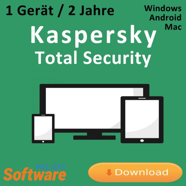 Kaspersky Total Security 2019 *1-Gerät / 2-Jahre*, Download