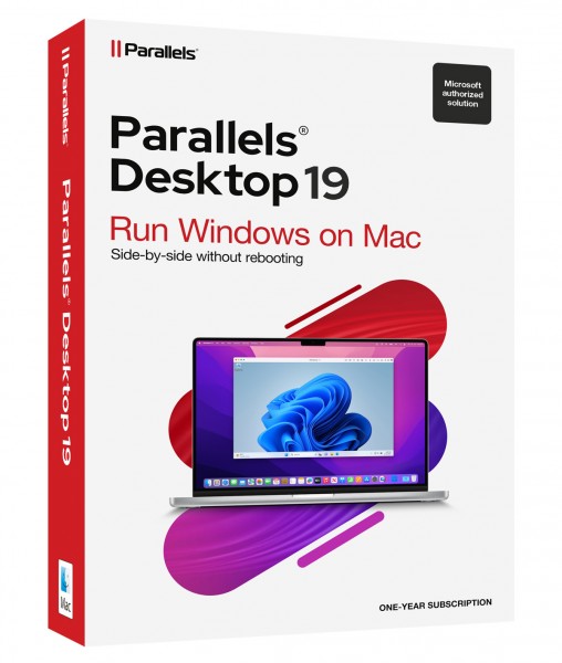 Parallels Desktop 19 Standard für MAC *1-Jahr* Deutsch/ML #BOX