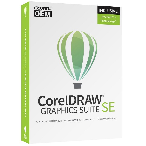 CorelDRAW Graphics Suite 2019 Special Edition OEM #DVD-Case