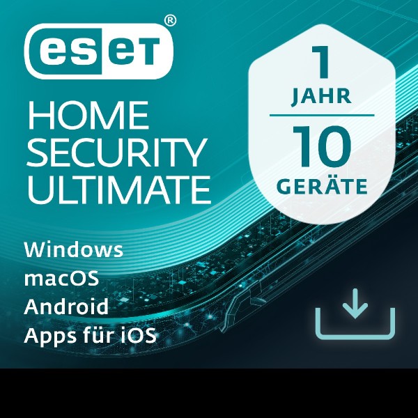 ESET HOME Security Ultimate 10-Geräte / 1-Jahr DEUTSCH, ESD Lizenz Download KEY