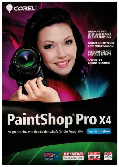 COREL PaintShop PRO X4 *Special Edition* DEUTSCH #BOX