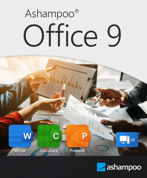 Ashampoo Office 9 - Dauerlizenz / 5-PC, ESD Lizenz Download KEY