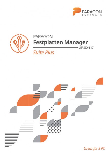 Paragon Festplatten-Manager 17 Suite (Plus) 3 PC Dauerlizenz, ESD Lizenz Download KEY
