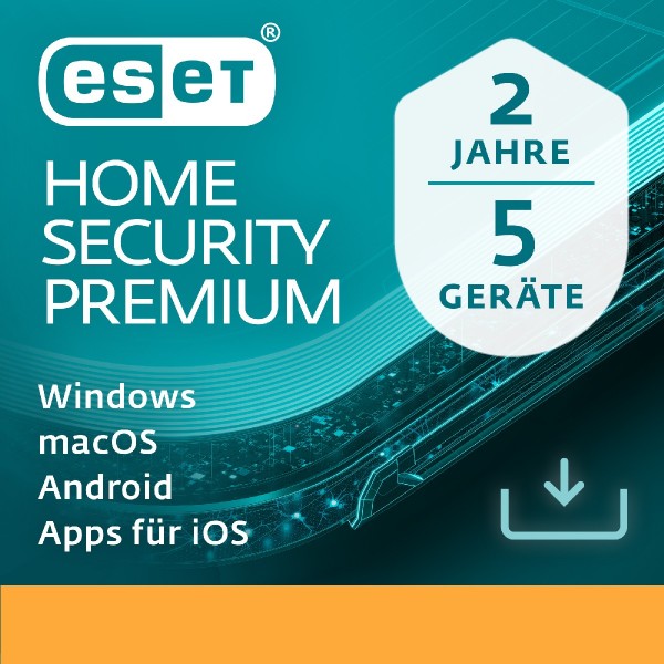 ESET HOME Security Premium 5-Geräte / 2-Jahre DEUTSCH, ESD Lizenz Download KEY