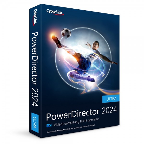 Cyberlink PowerDirector 2024 Ultra *Dauerlizenz* #BOX