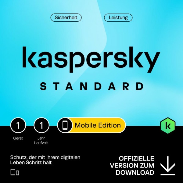 Kaspersky Mobile (1 Gerät - 1 Jahr) ESD Lizenz Download KEY