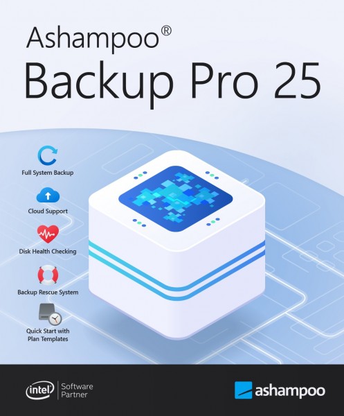Ashampoo Backup Pro 25 - Dauerlizenz / 1-PC, ESD Lizenz Download KEY