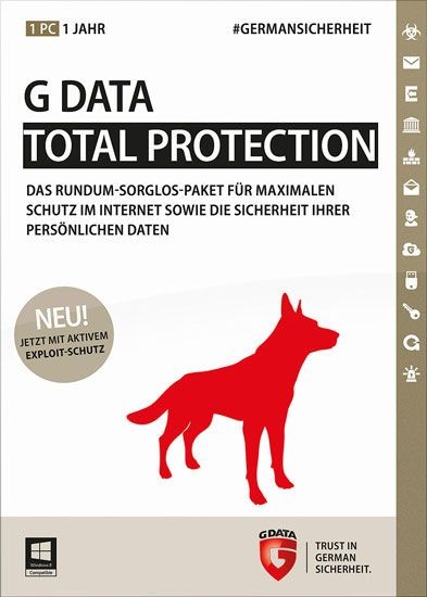 G Data TotalProtection, 1 PC, 1 Jahr, KEY