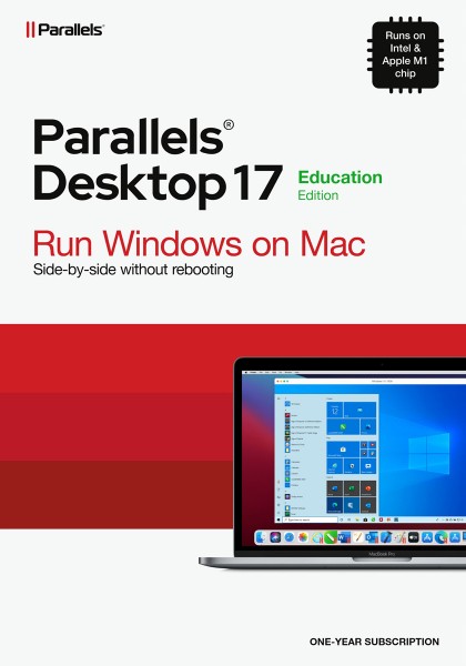 EDUCATION - Parallels Desktop 17/18 Standard für MAC 1-Jahr Schulversion (Nachweis erforderlich) KEY